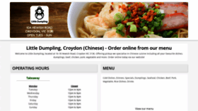 What Little-dumpling.com.au website looked like in 2020 (3 years ago)