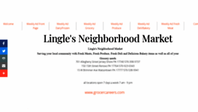 What Linglesmarket.com website looked like in 2020 (3 years ago)