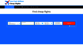 What Lowcost-airlines.com website looked like in 2020 (3 years ago)