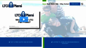 What Ltciplans.com website looked like in 2020 (3 years ago)