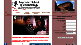 What Lancasterschoolofcosmetology.com website looked like in 2020 (3 years ago)