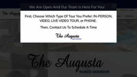 What Liveattheaugusta.com website looked like in 2020 (3 years ago)