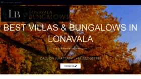 What Lonavalabungalows.in website looked like in 2020 (3 years ago)