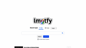 What Lmgtfy.com website looked like in 2020 (3 years ago)