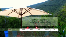 What La-maison-des-reves.com website looked like in 2020 (3 years ago)