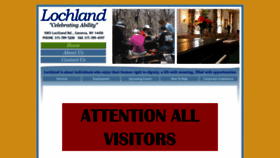 What Lochlandinc.org website looked like in 2020 (3 years ago)