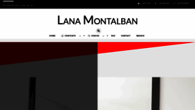 What Lanamontalban.com website looked like in 2020 (3 years ago)