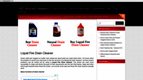 What Liquidfiredraincleaner.com website looked like in 2020 (3 years ago)