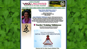 What Leslieyoga.com website looked like in 2020 (3 years ago)
