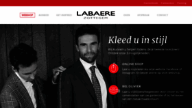 What Labaere.be website looked like in 2020 (3 years ago)