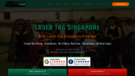 What Lasertagsingapore.sg website looked like in 2020 (3 years ago)