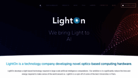 What Lighton.ai website looked like in 2020 (3 years ago)
