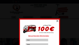 What Lisbon-tuk-tours.com website looked like in 2020 (3 years ago)