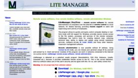 What Litemanager.com website looked like in 2020 (3 years ago)