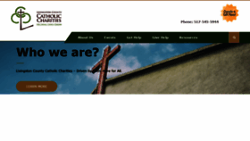 What Livingstoncatholiccharities.org website looked like in 2020 (3 years ago)