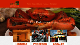 What Laspalmeras.com.ec website looked like in 2020 (3 years ago)