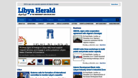 What Libyaherald.com website looked like in 2021 (3 years ago)