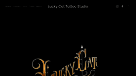 What Luckycattattoo.net website looked like in 2021 (3 years ago)