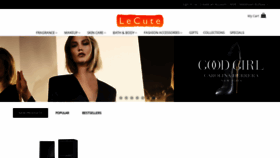 What Lecute.com website looked like in 2021 (3 years ago)