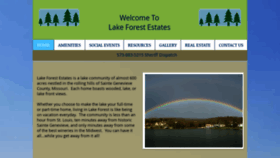 What Lakeforestestatesmo.com website looked like in 2021 (3 years ago)