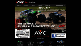 What Losi.com website looked like in 2021 (3 years ago)