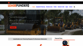 What Leasefunders.com website looked like in 2021 (3 years ago)