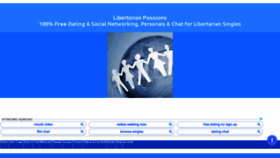 What Libertarianpassions.com website looked like in 2021 (3 years ago)