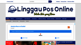 What Linggaupos.co.id website looked like in 2021 (5 years ago)