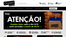 What Lojaorganiconatural.com.br website looked like in 2021 (3 years ago)