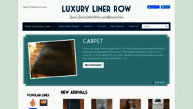 What Luxurylinerrow.com website looked like in 2021 (3 years ago)