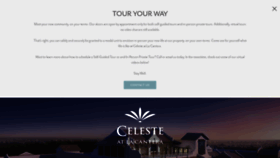 What Liveceleste.com website looked like in 2021 (3 years ago)