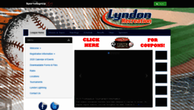 What Lyndonrecreation.org website looked like in 2021 (5 years ago)