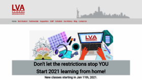 What Lvaschool.org website looked like in 2021 (3 years ago)