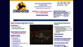 What Livingwithdogs.us website looked like in 2021 (3 years ago)