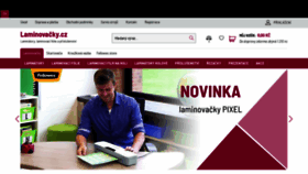 What Laminovacky.cz website looked like in 2021 (3 years ago)