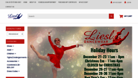 What Lieslshop.com website looked like in 2021 (3 years ago)