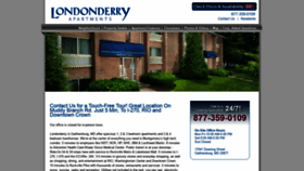 What Londonderryapartments.net website looked like in 2021 (3 years ago)