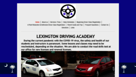 What Lexingtondrivingacademy.com website looked like in 2021 (3 years ago)
