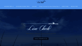 What Linecheckfishing.com website looked like in 2021 (3 years ago)
