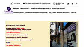 What Lavendercenter.hu website looked like in 2021 (3 years ago)