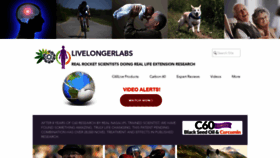 What Livelongerlabs.com website looked like in 2021 (3 years ago)