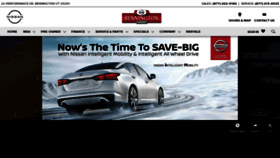 What Langwaynissan.com website looked like in 2021 (3 years ago)