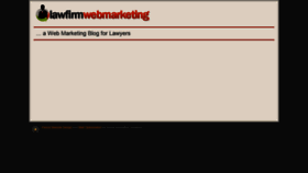 What Law-firm-web-marketing.com website looked like in 2021 (3 years ago)