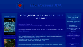 What Llo-horsens.dk website looked like in 2021 (3 years ago)