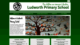 What Ludworth.org.uk website looked like in 2021 (3 years ago)