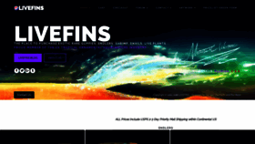 What Livefins.com website looked like in 2021 (3 years ago)