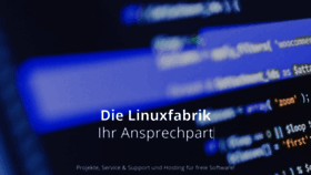 What Linuxfabrik.ch website looked like in 2021 (3 years ago)