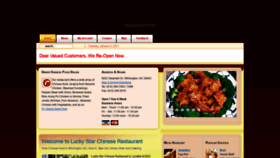 What Luckystarnc.com website looked like in 2021 (3 years ago)