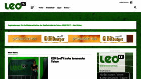 What Leo-fussball.de website looked like in 2021 (3 years ago)