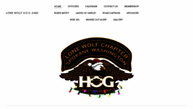What Lonewolfhog.com website looked like in 2021 (3 years ago)